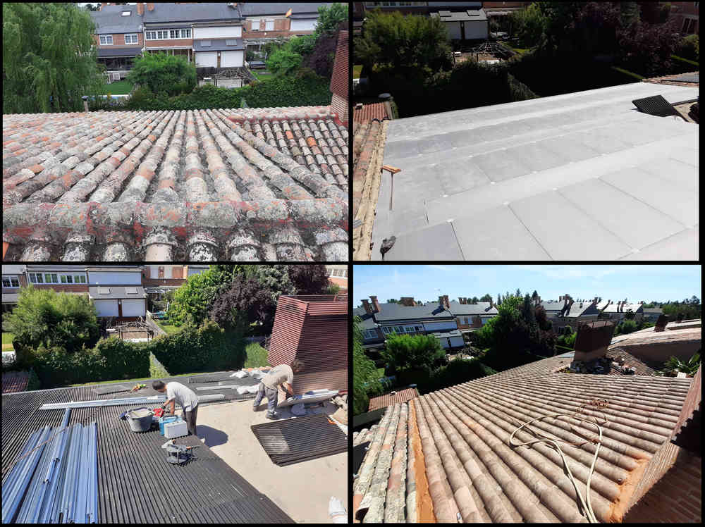 reparación tejados tejas madrid